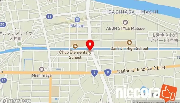 の地図 （株）イード 松江ブランチ ソフトウェア企業 で 松江市