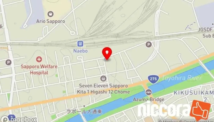 の地図 ㈱IC技術コンサルタント 企業のオフィス で 札幌市