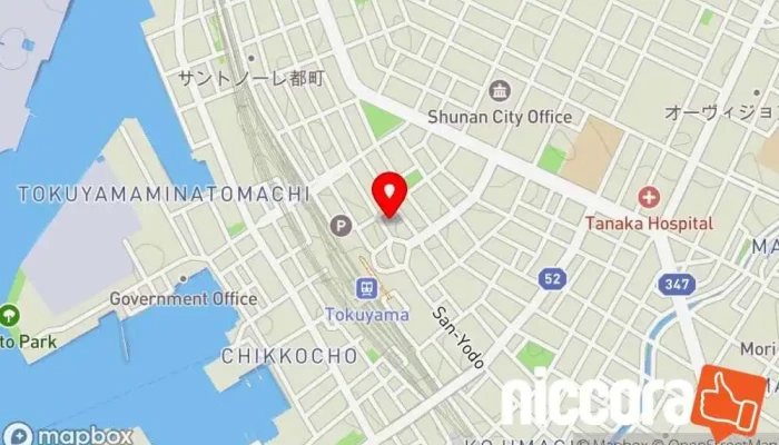 の地図 ㈱IHI 山口オフィス 企業のオフィス で 周南市