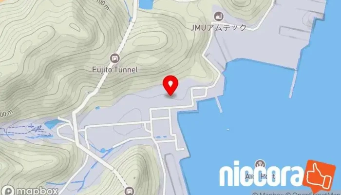 の地図 ㈱IHIビジネスサポート 造船所 で 相生市