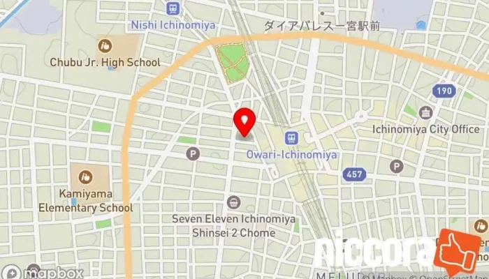 の地図 ㈱International Kitchen 海外取引コンサルティング で 一宮市