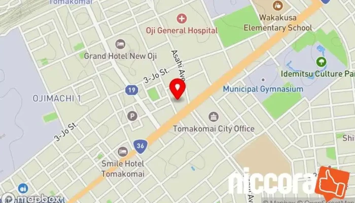 の地図 ㈱ I･TECソリューションズ 経営管理本部 ソフトウェア企業 で 苫小牧市