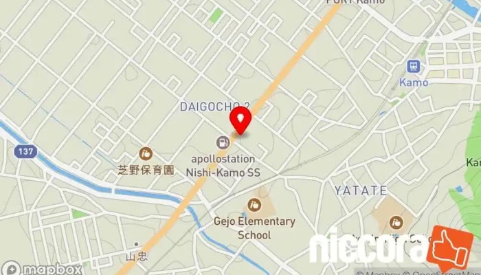 の地図 （株）Ｋ・Ｉ・Ｏ 保険代理店 で 加茂市