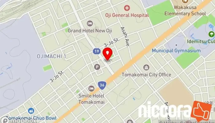 の地図 ㈱KITS IT コンサルタント で 苫小牧市