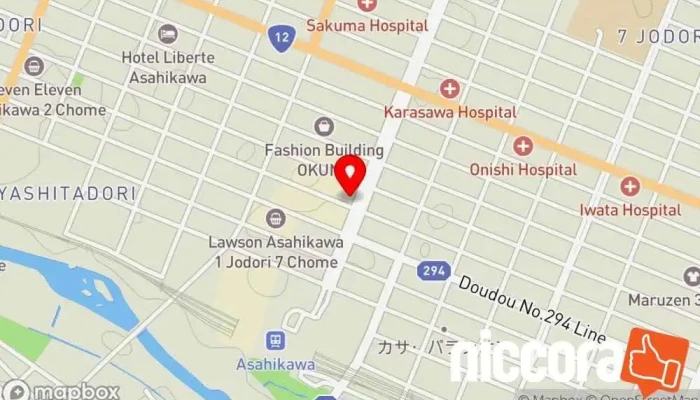 の地図 ㈱コンサルトジャパン 生命保険代理店 で 旭川市