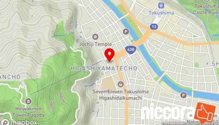 の地図 （株）マル・インシュランス 徳島本社 保険代理店 で 徳島市