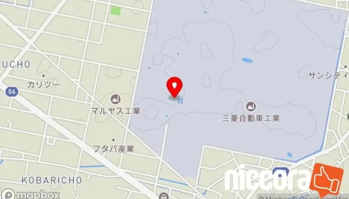 の地図 ㈱MCOR 岡崎オフィス ソフトウェア企業 で 岡崎市