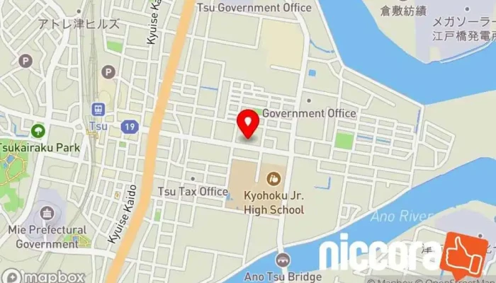 の地図 （株）ミエデン IT コンサルタント で 津市