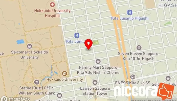 の地図 ㈱NTTデータ北海道 ソフトウェア企業 で 札幌市