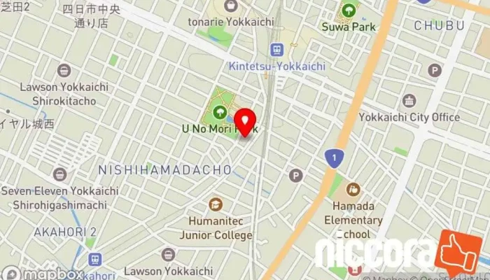 の地図 （株）システムクリエイト ソフトウェア企業 で 四日市市