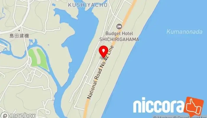 の地図 （株）ＴＡＫＵＭＩ 建築会社, 美容製品販売店, エステティック サロン, 調剤薬局, フィットネス クラブ, ヨガスタジオ で 熊野市