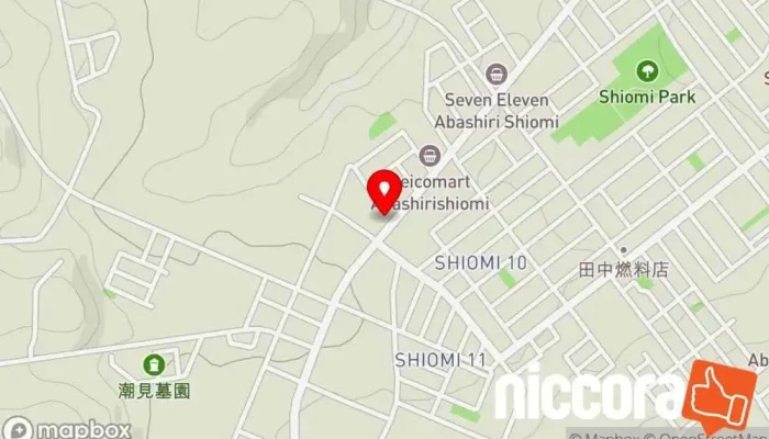 の地図 ㈱つうけん 網走営業所 電気通信事業者 で 網走市