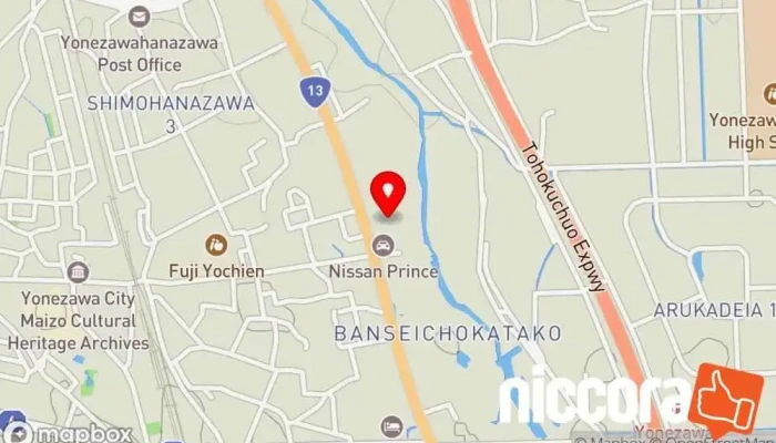 の地図 ㈱ZAICO ソフトウェア企業 で 米沢市