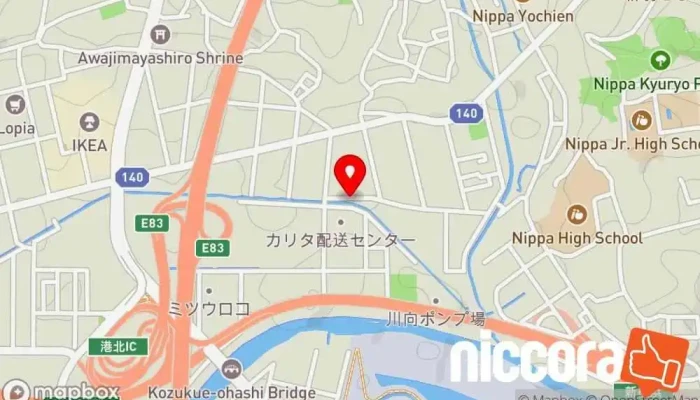 の地図 ABBII コンピューター サポート、サービス で 横浜市