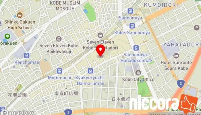 の地図 aicom株式会社 IT コンサルタント で 神戸市