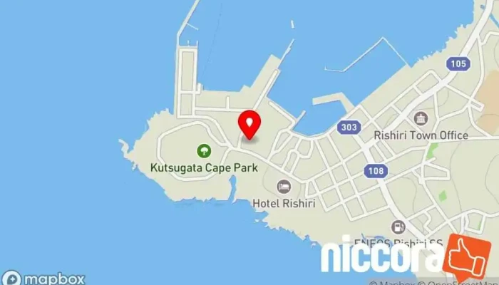 の地図 アイランドインリシリ（Island Inn Rishiri） リゾートホテル で 利尻町