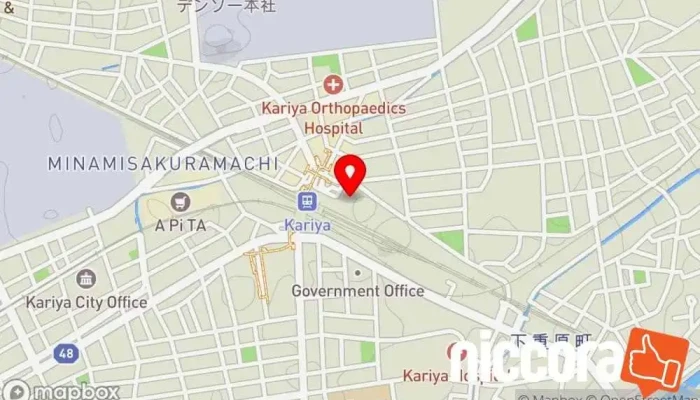 の地図 アイシン･ソフトウェア ソフトウェア企業 で 刈谷市