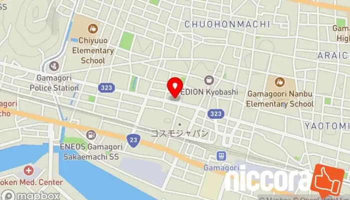 の地図 アクティー 蒲郡オフィス 職業紹介所 で 蒲郡市
