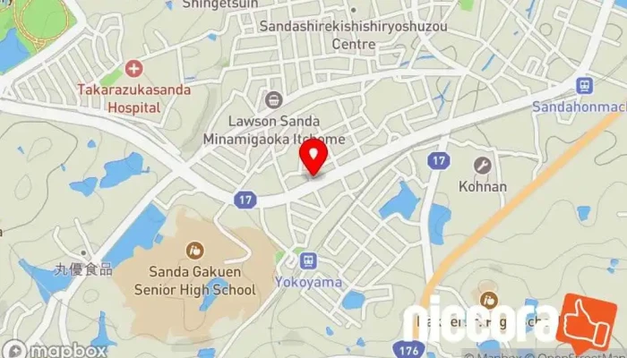 の地図 Andows LLC IT コンサルタント で 三田市