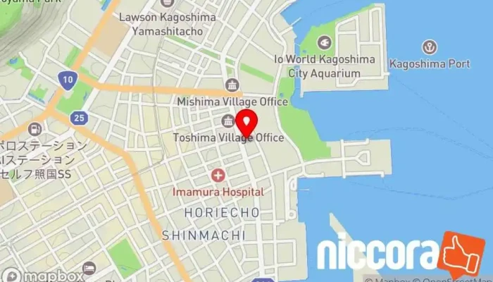 の地図 アプリファクトリーはるni ソフトウェア企業 で 鹿児島市