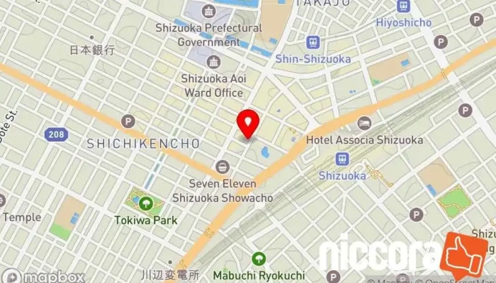 の地図 アローズコンサルティング（株） IT コンサルタント で 静岡市