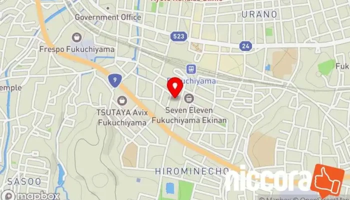 の地図 アウトソーシングジャパン（株） 人材派遣業 で 福知山市