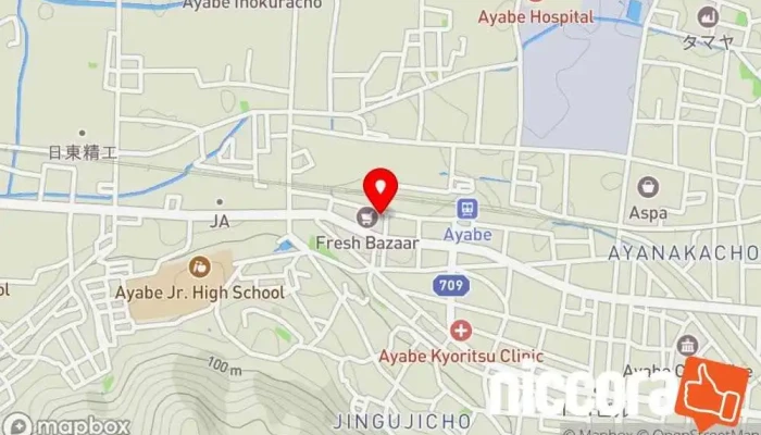 の地図 アヤベックス株式会社 旅行代理店 で 綾部市