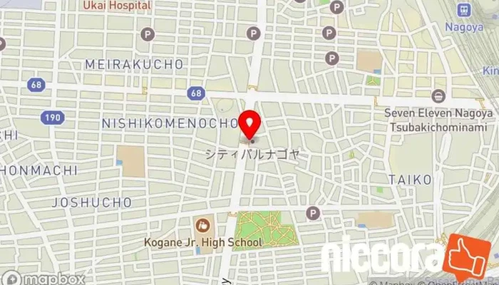 の地図 ブラッシュアップクリエイト 広告代理店, IT コンサルタント, コンサルタント, マーケティング コンサルタント で 名古屋市