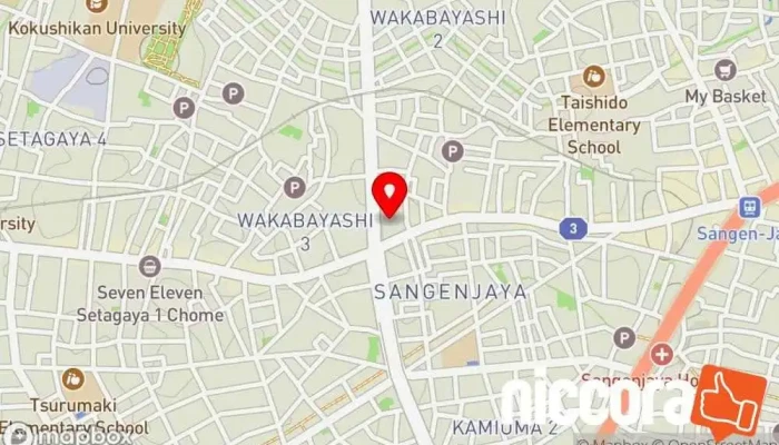 の地図 ブリッジインターナショナル株式会社 若林オフィス IT コンサルタント, 企業経営コンサルタント で 世田谷区