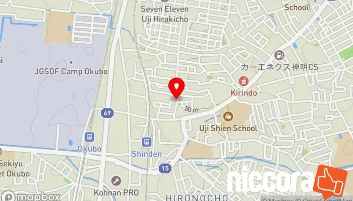 の地図 consulting office JUN 医療コンサルタント, 鍼灸院, 風水コンサルタント で 宇治市