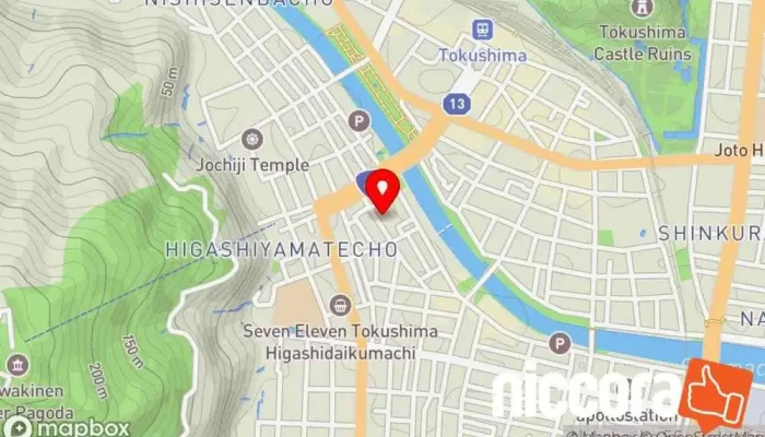 の地図 データプロ 徳島オフィス ウェブ デザイナー で 徳島市