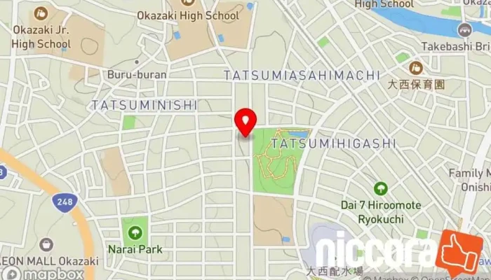 の地図 ドゥーイットアカデミー コンピュータ教室 で 岡崎市