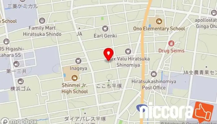 の地図 edge of mountain IT コンサルタント で 平塚市