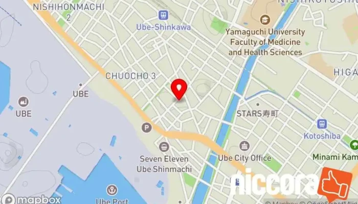 の地図 EN-biz 共同オフィス, 企業のオフィス, イベント会場, ビデオ会議サービス で 宇部市