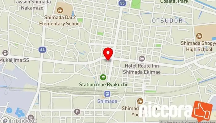 の地図 ESコンピューティング ウェブ デザイナー で 島田市