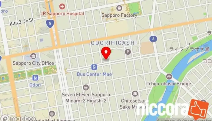 の地図 ほくでん情報テクノロジー㈱ 電気通信事業者, 企業経営コンサルタント, 企業のオフィス で 札幌市