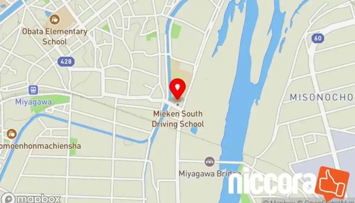の地図 ほめちぎる教習所 伊勢 自動車学校 で 伊勢市