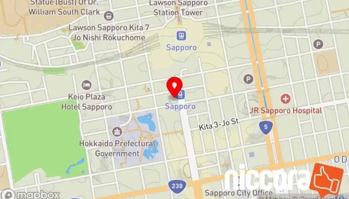 の地図 フラワーヒルズ株式会社 IT コンサルタント で 札幌市