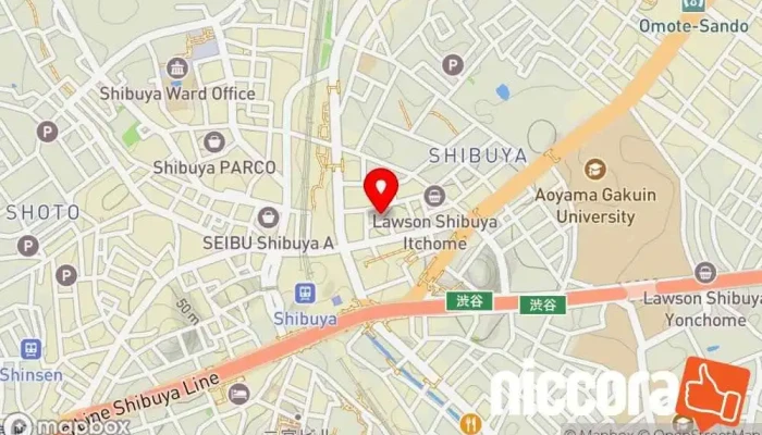 の地図 フュージョンコア株式会社 IT コンサルタント で 渋谷区