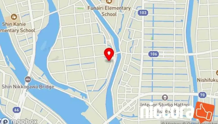 の地図 フジコンサルタント㈱ エンジニアリング コンサルタント で 蟹江町
