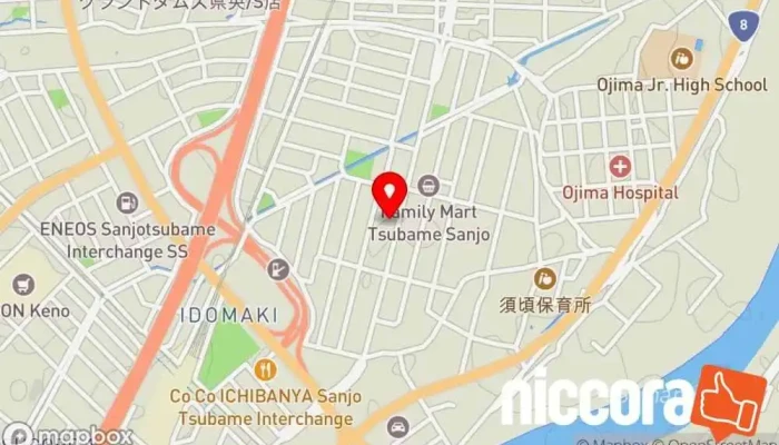 の地図 いいオフィス燕三条 ｂｙイチコン オフィス スペース レンタル代理店, 共同オフィス, デジタル印刷サービス, 撮影スタジオ, バーチャル オフィス レンタル で 燕市