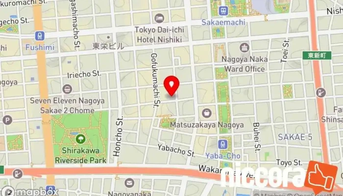 の地図 ITコンサルティング インターネット マーケティング業 で 名古屋市