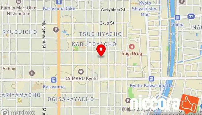 の地図 ITL株式会社 企業のオフィス で 京都市