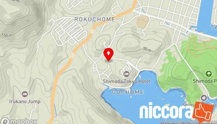 の地図 IZU IO LTD - 株式会社伊豆アイオー ウェブ デザイナー, ビジネス・ディベロップメント・サービス, グラフィック デザイナー, ウェブ ホスティング会社 で Shimoda