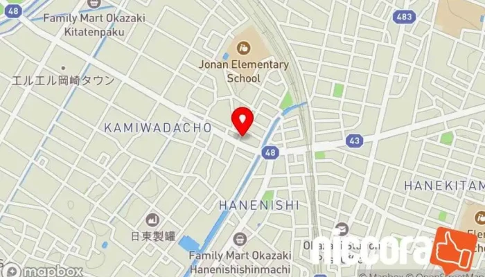 の地図 ＪＩコンサルティング imobiliária de compra de casa 不動産仲介業者, 不動産コンサルタント, 不動産店 で 岡崎市