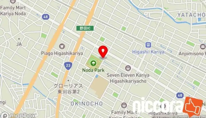 の地図 JTO 東刈谷営業所 人材派遣業 で 刈谷市