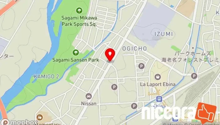 の地図 カズミア株式会社 企業のオフィス, 企業経営コンサルタント, IT コンサルタント, グラフィック デザイナー で 海老名市