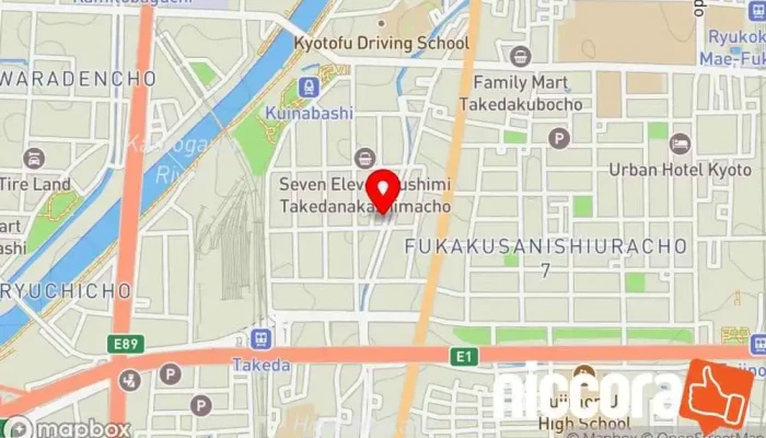 の地図 こど-も-しょん株式会社 ソフトウェア企業, IT コンサルタント, コンピューター サポート、サービス で 京都市