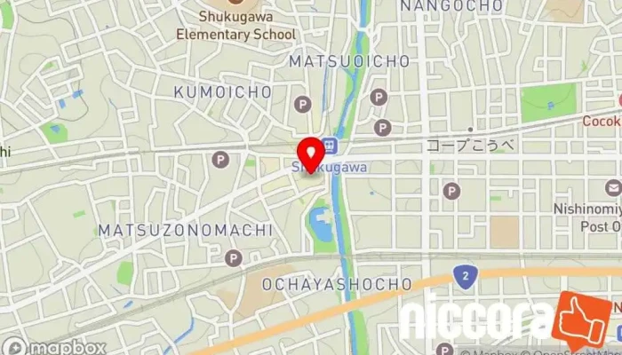 の地図 こめや株式会社 インターネット マーケティング業, IT コンサルタント, コンサルタント で 西宮市