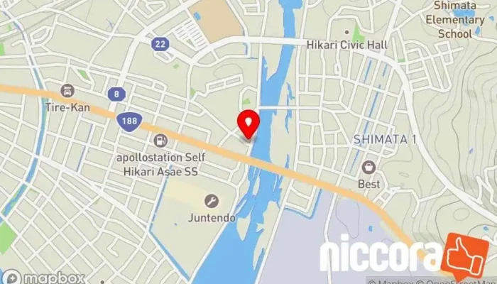 の地図 コワーキングスペース ヒカリバ 共同オフィス で 光市